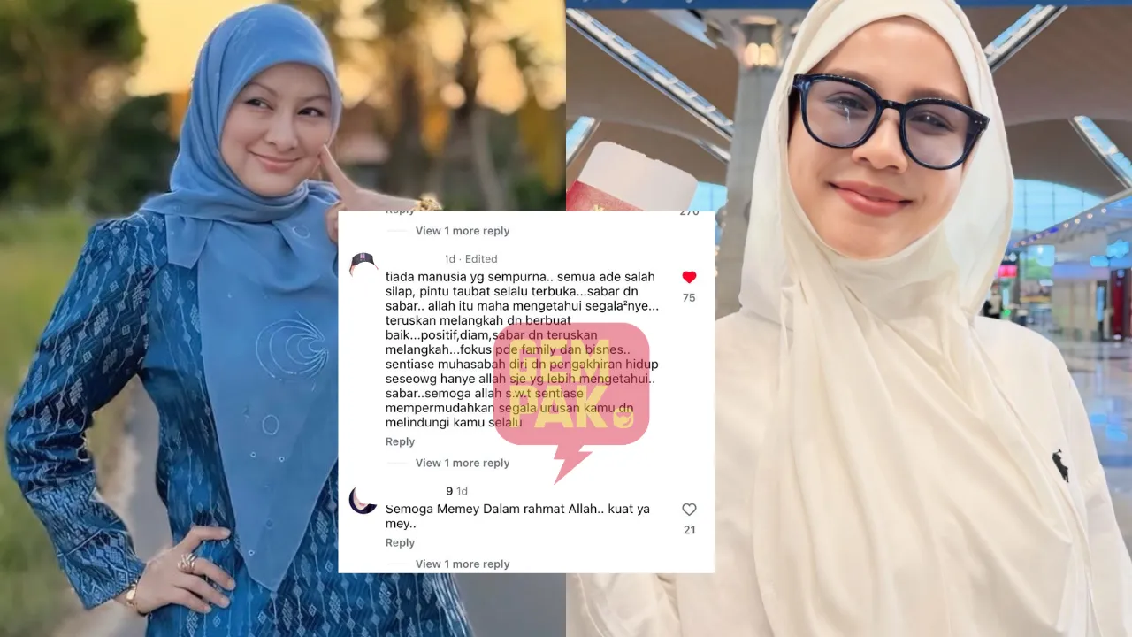 Terpalit Isu Abby Abadi & Marissa Dania, Netizen Puji Memey Suhaiza Kekal Tenang – “Kagum Dengan Dia…”